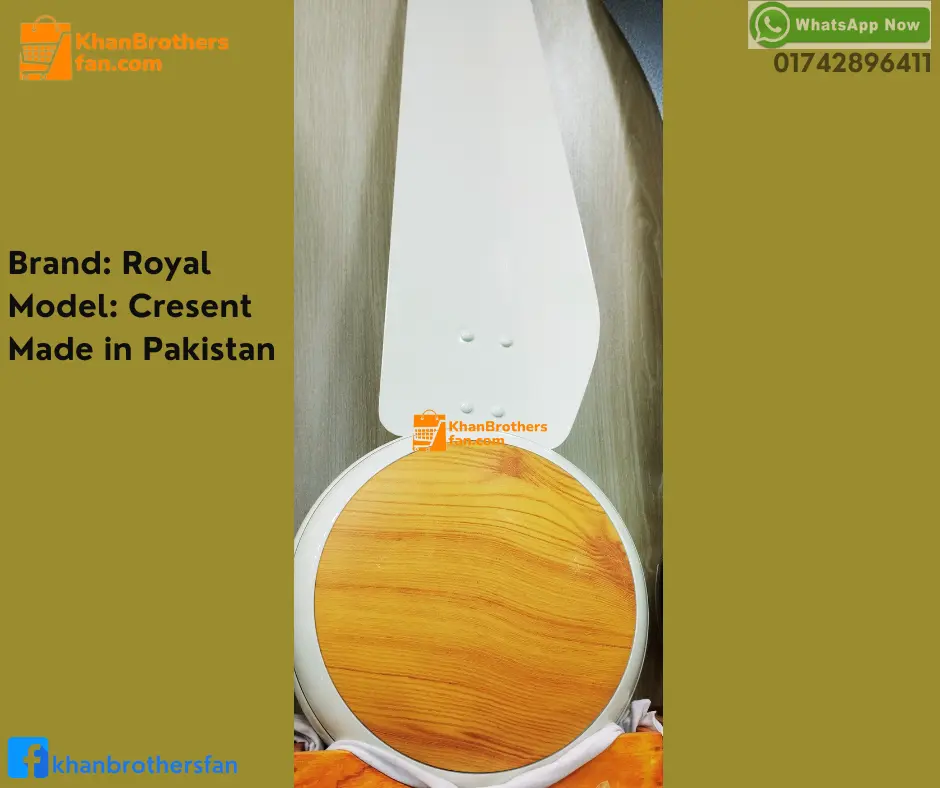 Picture of Royal Cresent ACDC Ceiling Fan 56 inch – BLDC Technology with RF Remote – Made in PAKISTAN PineWood