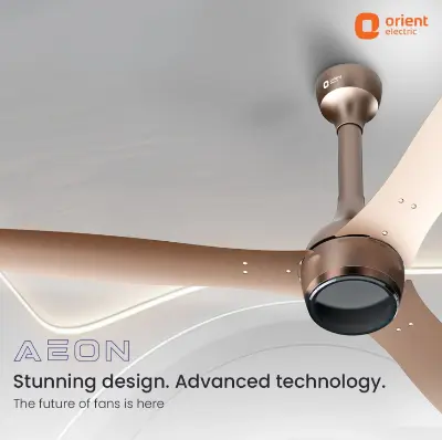 Picture of Aeon Antidust BLDC Ceiling Fan | 1200MM (48 inch) | Orient BLDC Pro - Made in India | Powerfull, Energy-saving and Futuristic Design