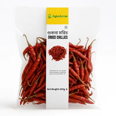 Picture of Dried Red Chili ( Sukna Morich) 100 gm