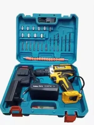 Picture of Munkinta Cordless drill machine 46 Pcs.