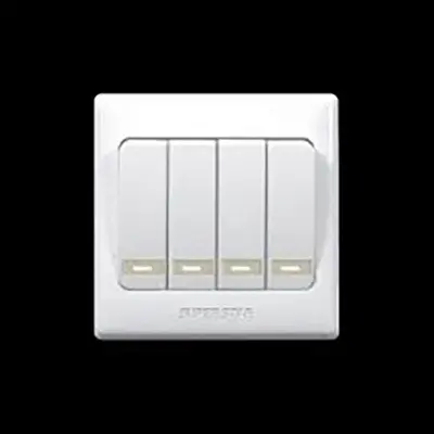 Picture of Rose four gang switch super star (Rose)