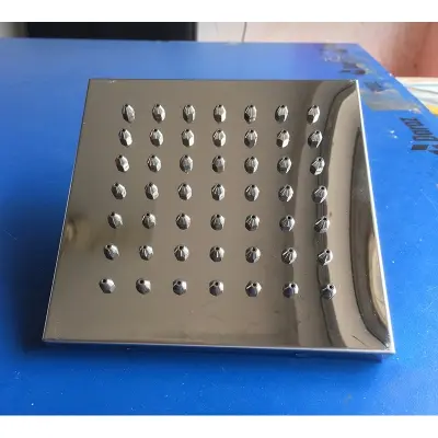 Picture of 6”rainfall shower head  with anti blocking stainless steel nozzle (Silver)