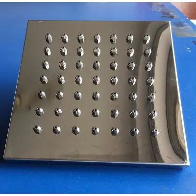 Picture of 6”rainfall shower head  with anti blocking stainless steel nozzle (Silver)