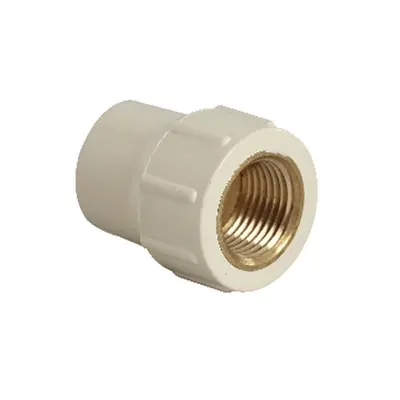 Picture of ERA CPVC 3/4 X 1/2 inch Female Brass Threaded Adapter (Ivory)