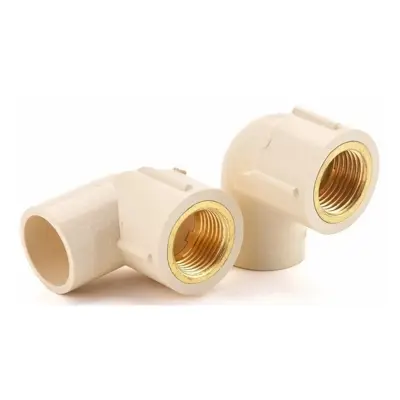 Picture of ERA CPVC3/4 X 1/2 Inch CPVC Brass Elbow (Ivory)