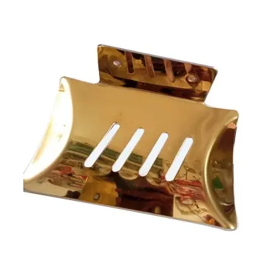 Picture of Wall Mounted Stainless Steel Soap Case Golden Color (Gold)
