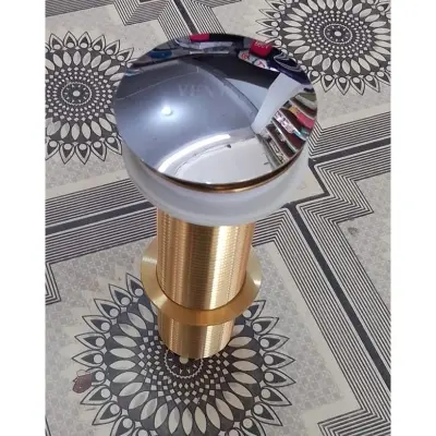 Picture of 7 inch Basin Pop Up Mushroom Waste Brass (Gold)