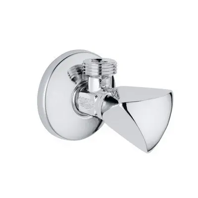 Picture of GROHE Metal Angle Valve 1/2 Inch, Chrome (Silver)