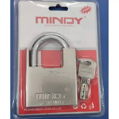 Picture of Mindy Heavy Duty Anti-Cutting Iron Padlock/ Anti Theft lock (Silver)