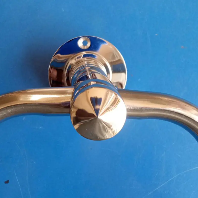 Picture of Triangle with Stainless Steel Towel Ring/Napkin Ring - Bathroom Towel Holder - Towel Hanger with Chrome Finish