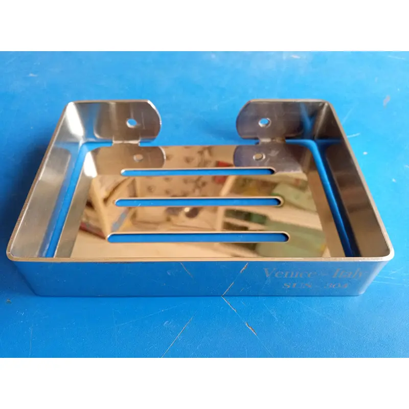 Picture of Soap Dish Stainless Steel Cover - Brush Holder (Silver)