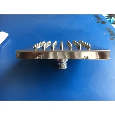 Picture of 6”rainfall shower head  with anti blocking stainless steel nozzle (Silver)