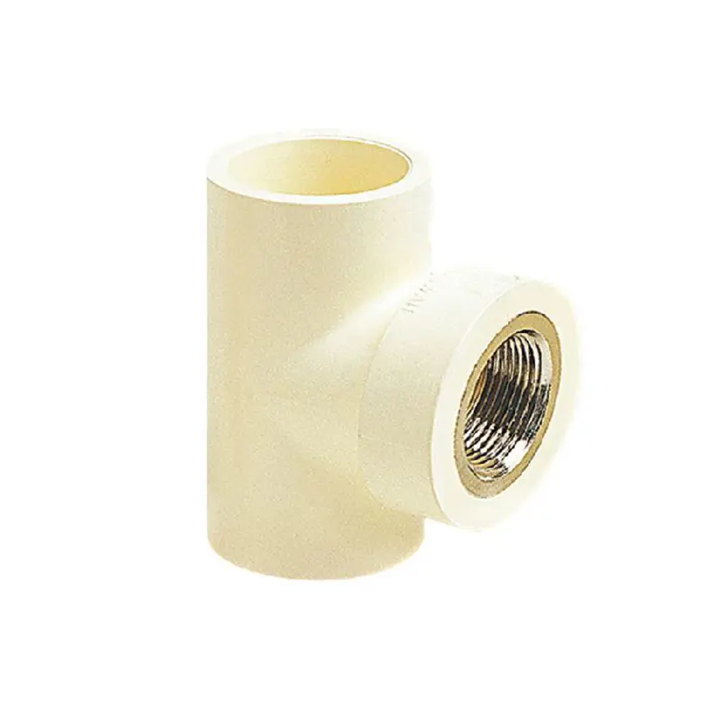 Picture of ERA CPVC 1/2X3/4 FEMALE BRASS TEE (Ivory)