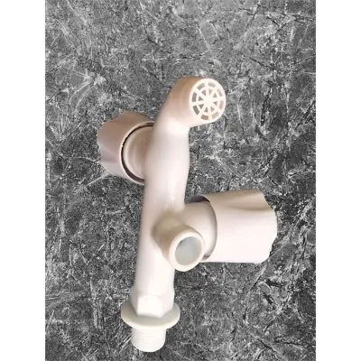 Picture of BAJAJ TWO IN ONE BIB COCK (White)