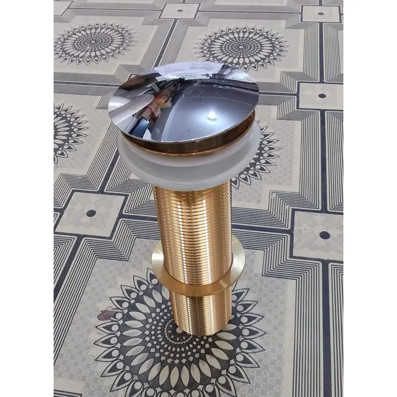 Picture of 7 inch Basin Pop Up Mushroom Waste Brass (Gold)