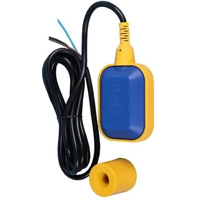 Picture of Float Auto Switch Fluid Water Level Sensor Controller For Water Pump/Motor With Weight & cable Water Tank Controller Fully Automatic float level water controller switch (Blue)