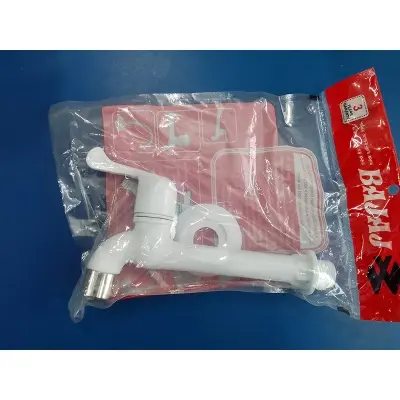 Picture of HANDLE SINK BIB COCK (White)