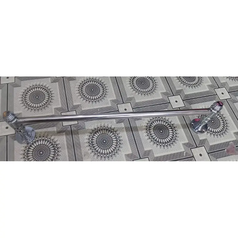 Picture of Conceal brass minar towel rail, Towel Bar Wall Mounted Stainless Steel Towel Rack (size:23 inch) (Silver)