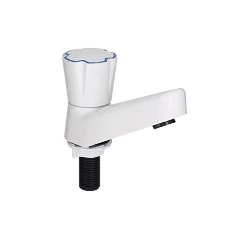 Picture of WATERTEC PVC Plastic Pillar Tap/Fixed basin tap (White)