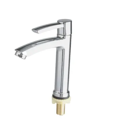 Picture of 7" Modern Basin pillar Cock Zinc Material/wash basin Faucet (Silver)