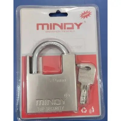 Picture of Mindy Heavy Duty Anti-Cutting Iron Padlock/ Anti Theft lock (Silver)