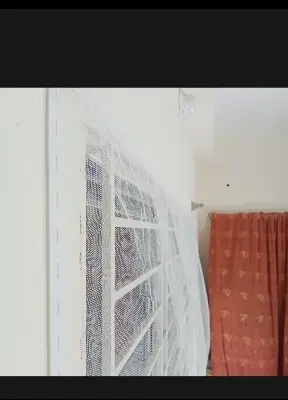 Picture of Window Anti Mosquito Net/ Anti-Insect Fly Bug Mosquito Net/ Best Quality Mosquito Net For 5/6 Feet Window - পর্দা White
