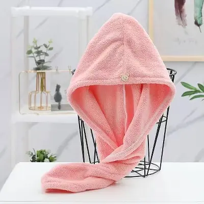 Picture of Comfortable Ladies Magic Hair Drying Towel | Quick Dry Microfiber Hair Wrap | Soft & Absorbent Bath Turban