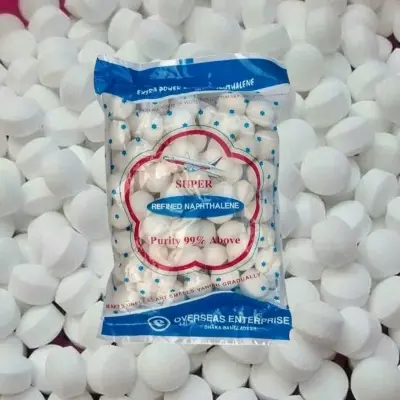 Picture of Super Refined Naphthalene Balls – 120gm (40 Pieces) | Anti-Insect, Anti-Moth & Air Freshener | Naptholin