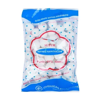 Picture of Super Refined Naphthalene Balls – 120gm (40 Pieces) | Anti-Insect, Anti-Moth & Air Freshener | Naptholin