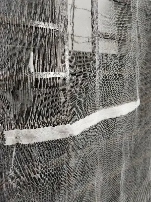 Picture of Anti Mosquito Window Net with Zipper 4/5 Feet | White Premium Quality Mosquito Net for Window | Washable & Easy to Install | Smart Home Protection