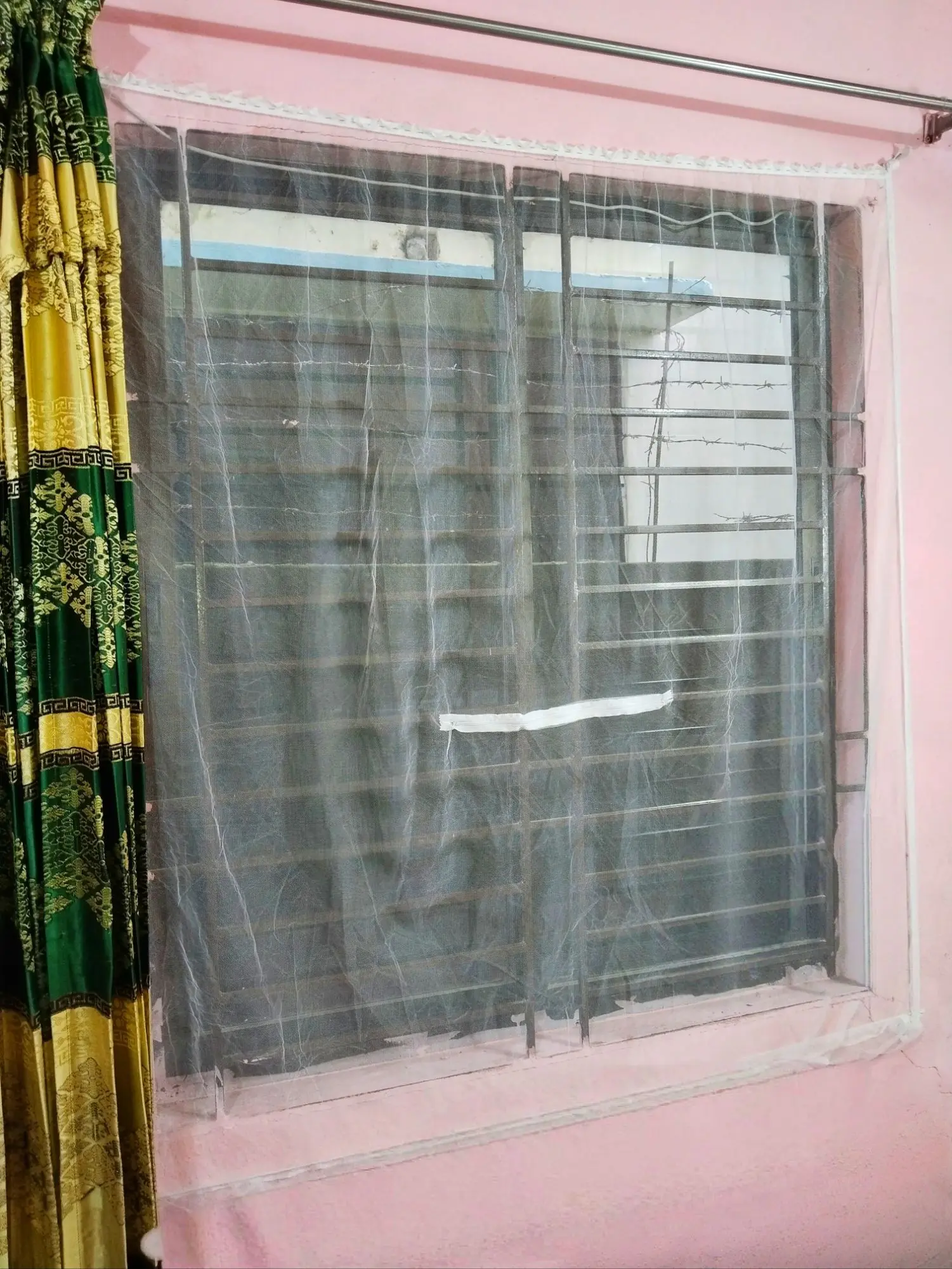 Picture of Anti Mosquito Window Net with Zipper 4/5 Feet | White Premium Quality Mosquito Net for Window | Washable & Easy to Install | Smart Home Protection