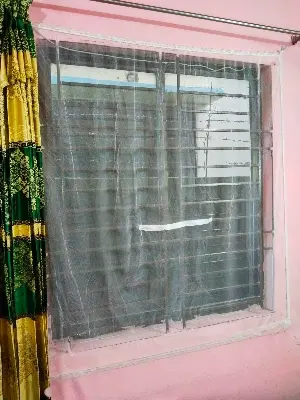 Picture of Anti Mosquito Window Net with Zipper 4/5 Feet | White Premium Quality Mosquito Net for Window | Washable & Easy to Install | Smart Home Protection