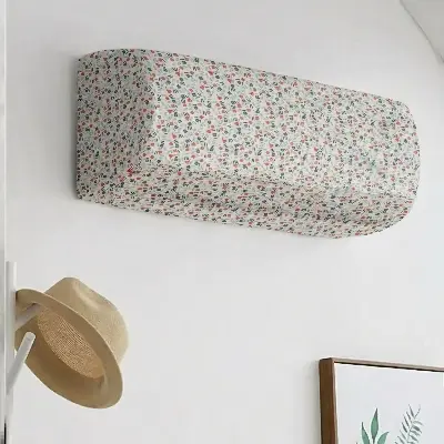 Picture of 1 pcs AC Dust Cover & 2 pcs Door Draft Stopper Combo Pack • Indoor AC Protection & Cold Air Blocking • Perfect for Winter