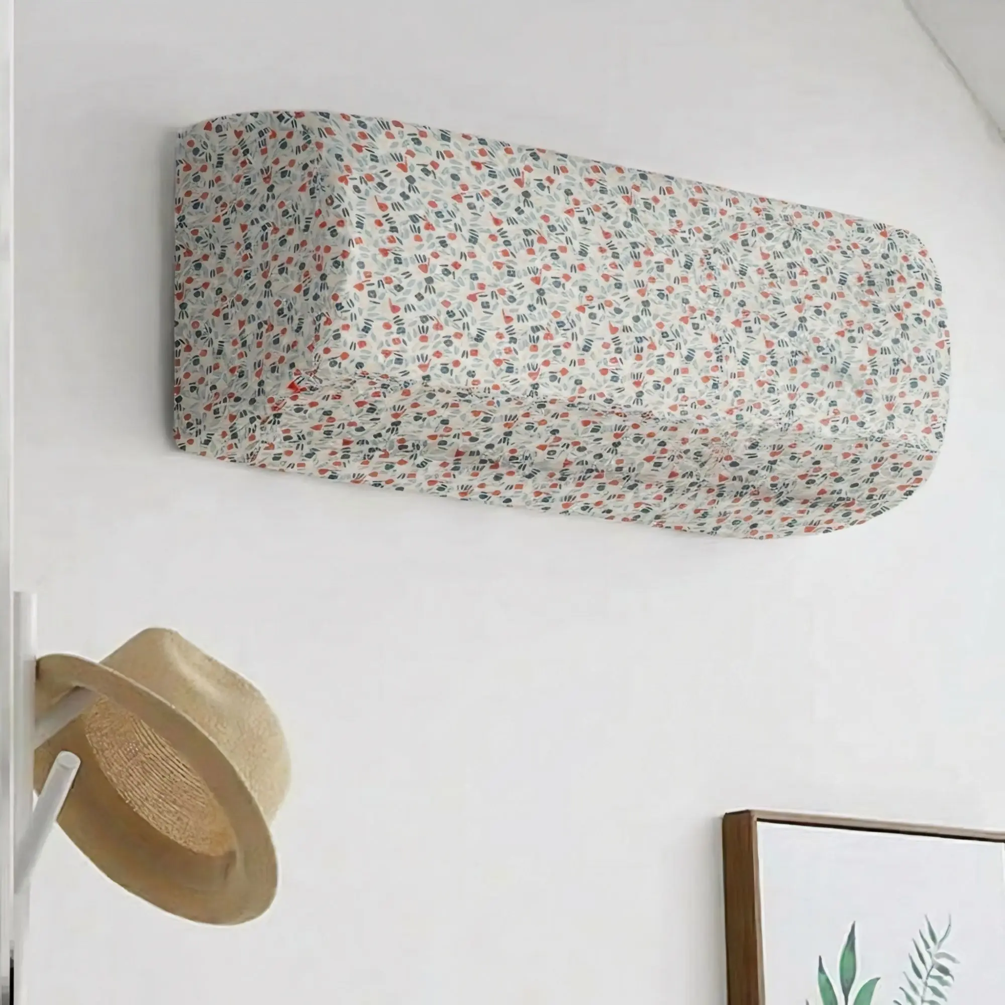 Picture of 1 Ton, 1.5 Ton and 2 Ton Adjustable AC Dust Cover & 100 inch Flexible Microfiber Duster Combo Pack • Indoor AC Protection & High Ceiling Cleaning • Perfect for Winter