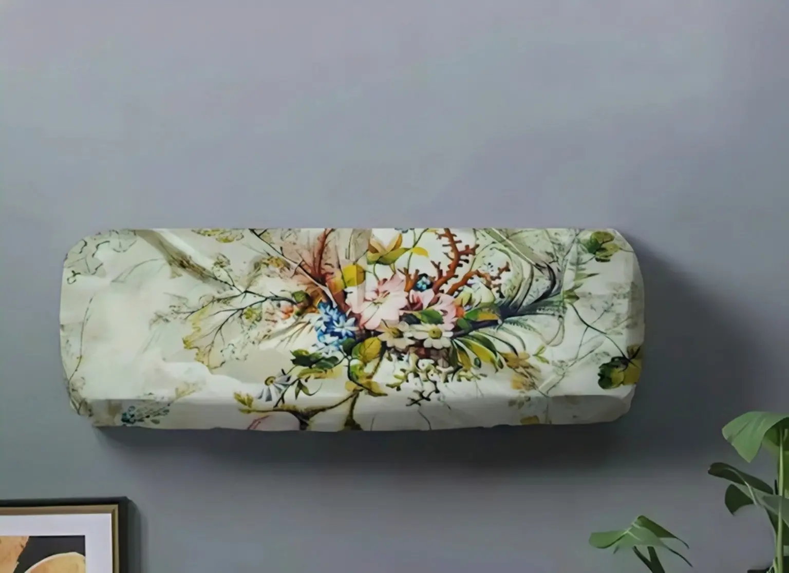 Picture of 1 Ton, 1.5 Ton and 2 Ton Adjustable AC Dust Cover & 100 inch Flexible Microfiber Duster Combo Pack • Indoor AC Protection & High Ceiling Cleaning • Perfect for Winter