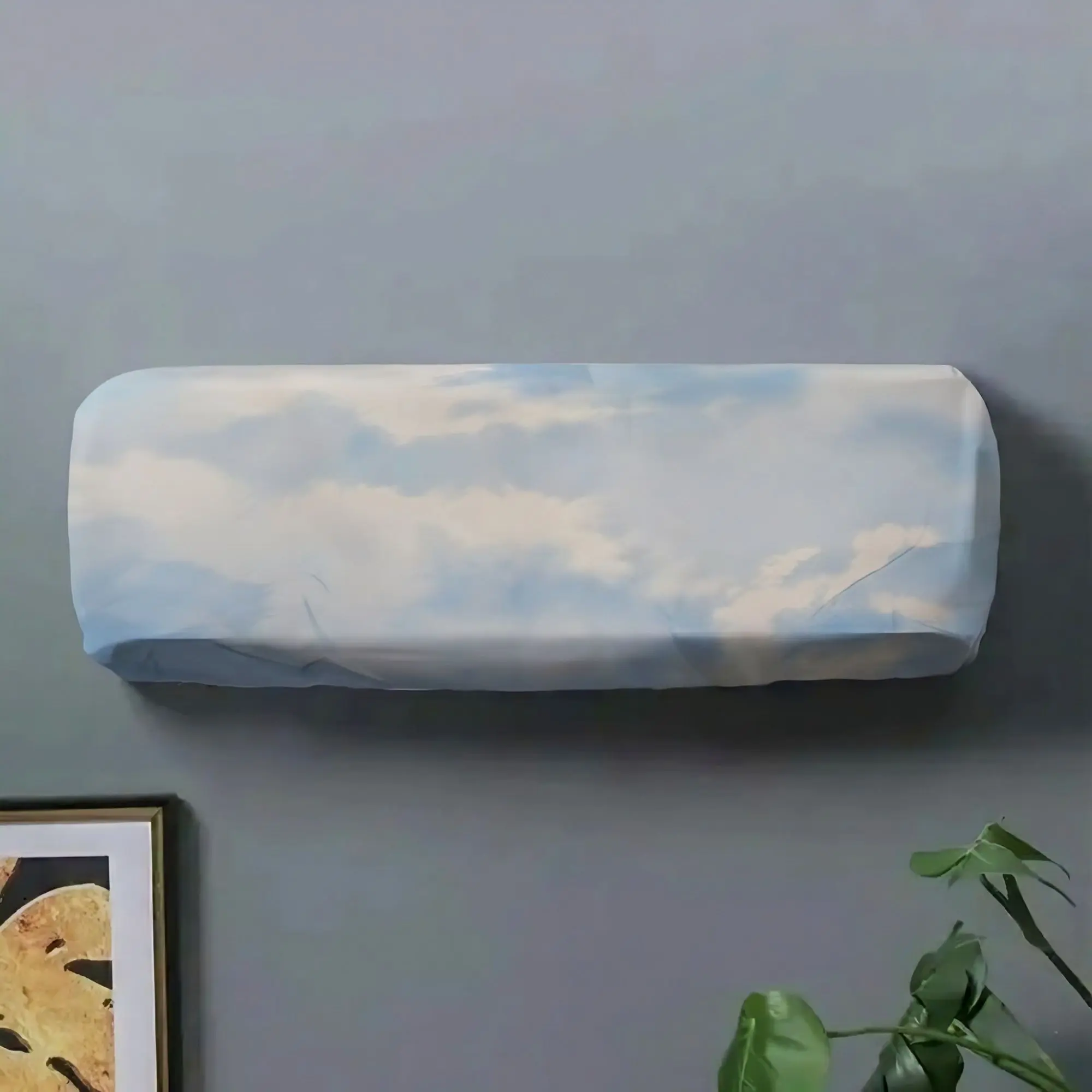 Picture of 1 Ton, 1.5 Ton and 2 Ton Adjustable AC Dust Cover & 100 inch Flexible Microfiber Duster Combo Pack • Indoor AC Protection & High Ceiling Cleaning • Perfect for Winter