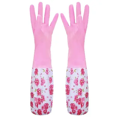 Picture of Winter Home Cleaning Combo Pack • Hand Gloves & Flexible Microfiber Duster • Protect Hands & Clean High Areas