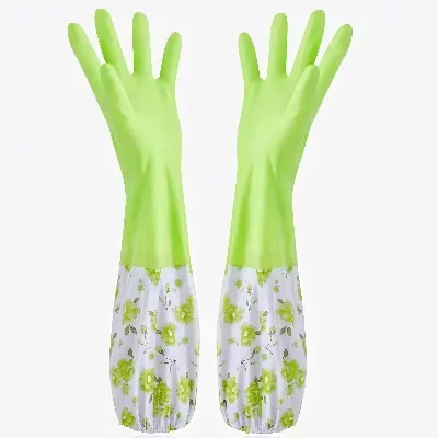 Picture of Winter Home Cleaning Combo Pack • Hand Gloves & Flexible Microfiber Duster • Protect Hands & Clean High Areas