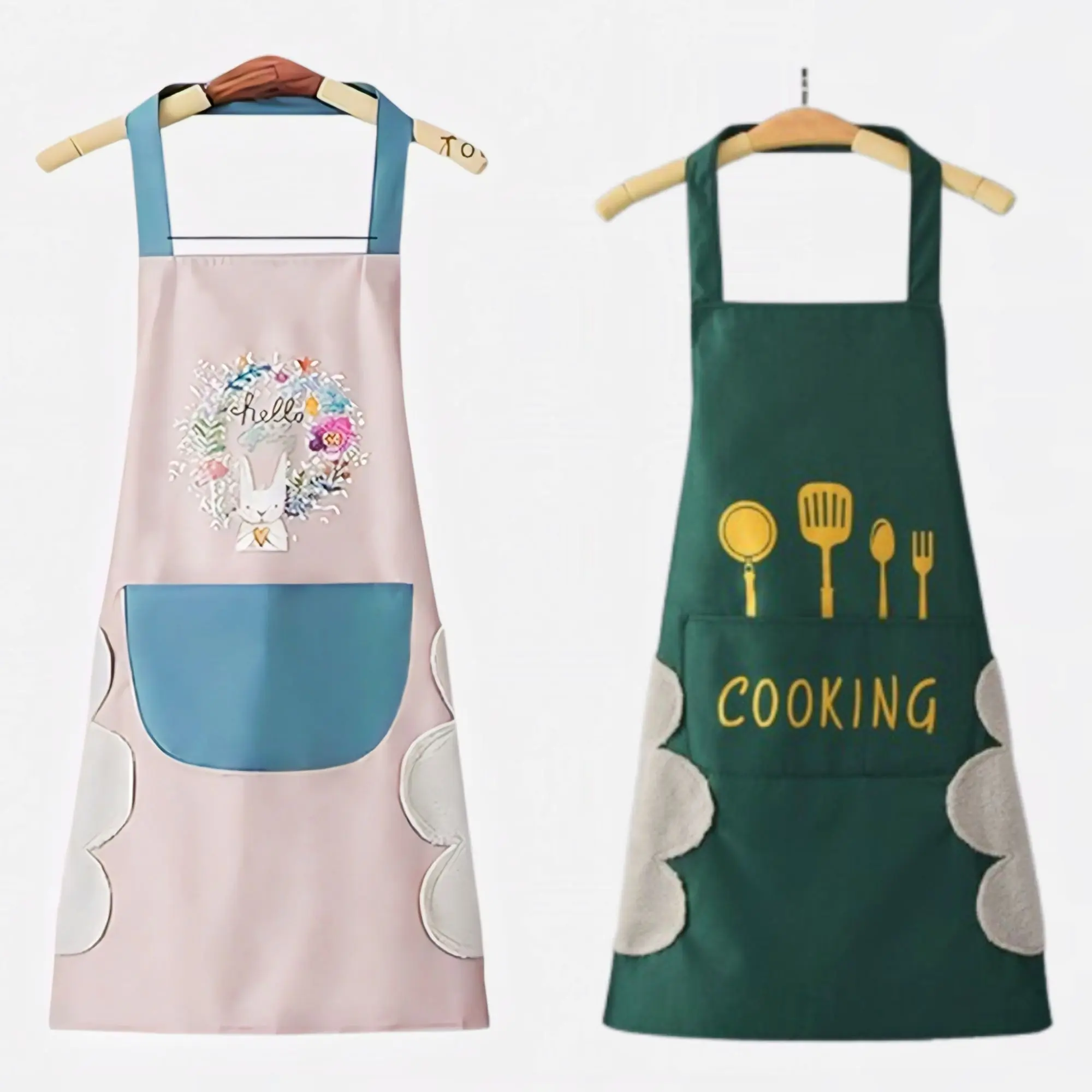 Picture of Premium Kitchen Apron & Flexible Microfiber Duster Combo Pack • Cooking, Cleaning & High Area Dusting • Perfect for Winter