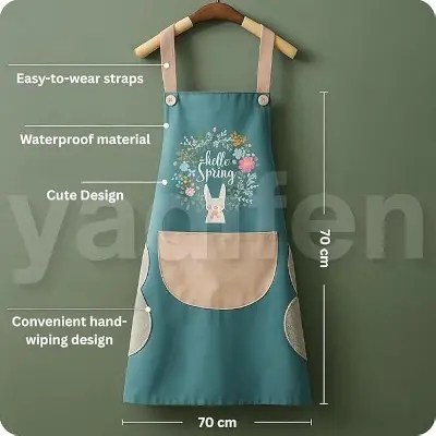 Picture of Premium Kitchen Apron & Flexible Microfiber Duster Combo Pack • Cooking, Cleaning & High Area Dusting • Perfect for Winter