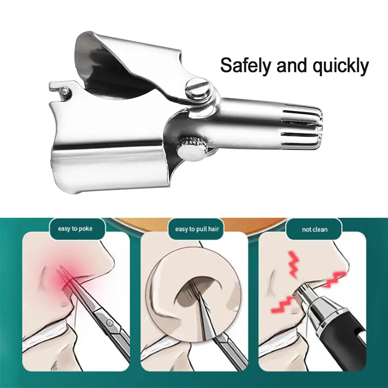 Picture of Over-the-Door 19 Hook Hanger Rack & Safe 360° Precision Nose Hair Trimmer Combo | No-Drill Door Organizer + Skin-Safe Grooming Tool