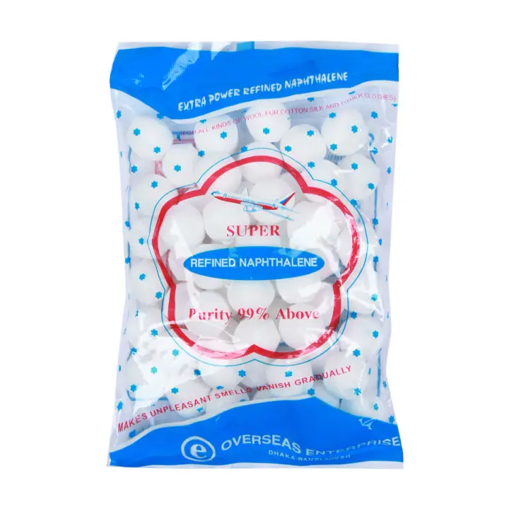 Picture of Door Draft Stopper & Super Refined Naphthalene Balls Combo Pack • Cold Air Blocking & Moth Repellent • 40 pcs / 120 gm