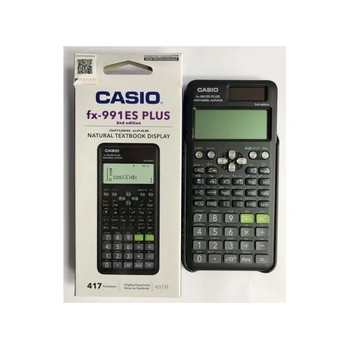 Picture of FX-991ES PLUS 2nd Edition Scientific Calculator | 417 Functions | Natural Textbook Display | Solar & Battery Powered | Best Calculator for Students & Engineers