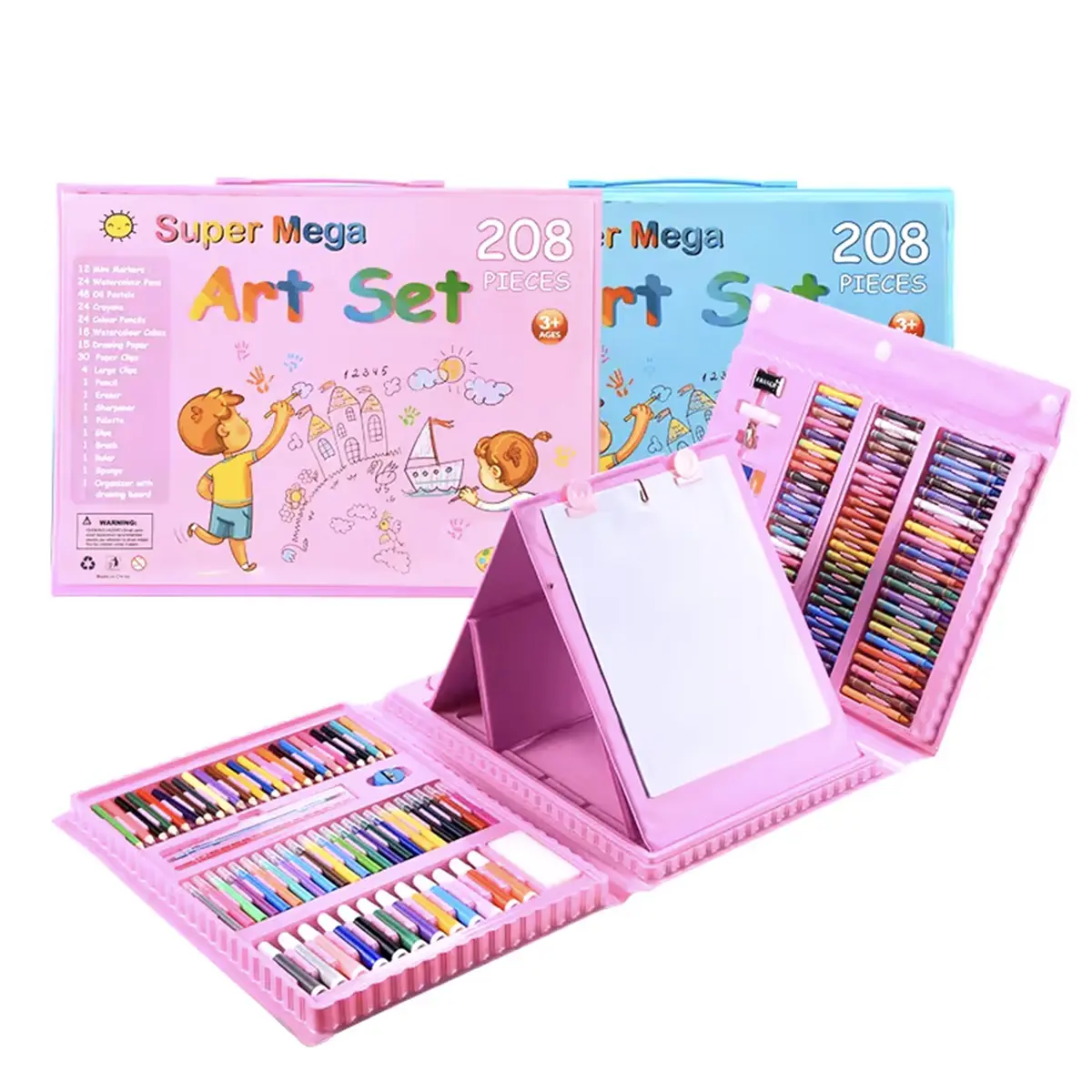 Picture of Drawing Art Set Painting Drawing Supplies 208 Pcs For Kids Box Artist Printing Art Set