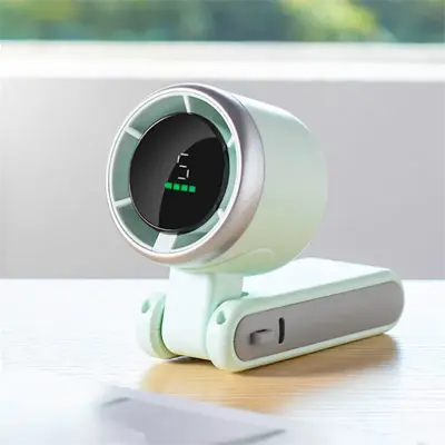 Picture of Portable Handheld Mini Fan, Foldable Powerful Winds Turbo Fan