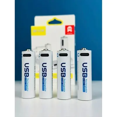 Picture of AiVR USB Rechargeable Batteries 4pc – AA – 2550 mWh