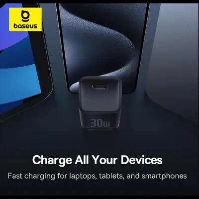 Picture of GaN5 30W Type C Fast Charging Charger Adapter for iPhone SAMSUNG Huawei Xiaomi Realme Vivo OPPO android