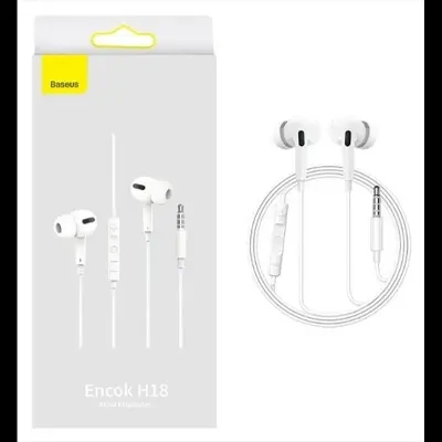 Picture of Encok H18 Wired Earphone In Ear Headset With Mic Stereo Bass Sound 3.5mm Jack Earphone Earbuds Earpiece