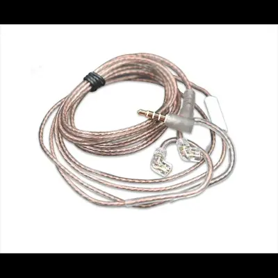 Picture of Kz Wired Earphone Cable For Kz Zsx - Zsn Pro - Zs10 Pro - With Mic - Headphone - Upgrade Kz Earphones Wired Cable Featuring Microphone