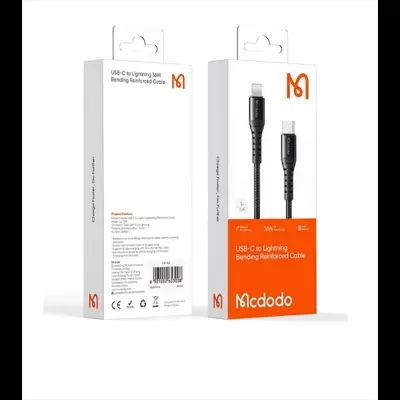 Picture of MCDODO CA5630 USB-C TO LIGHTNING 36W DATA CABLE 0.2M - BLACK